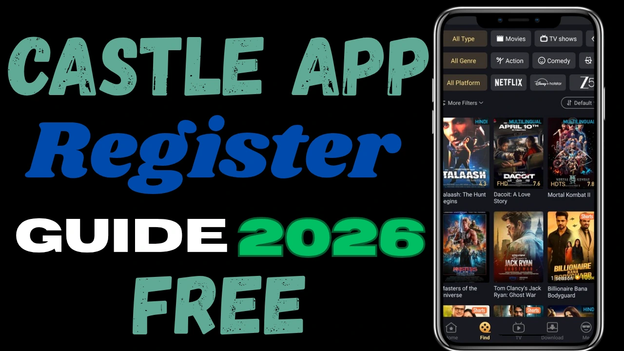 Castle App Register Link Free